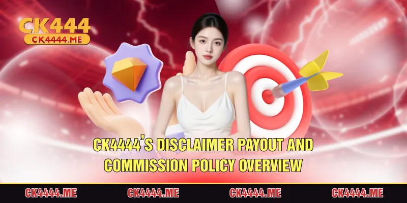 CK4444âs disclaimer payout and commission policy overview