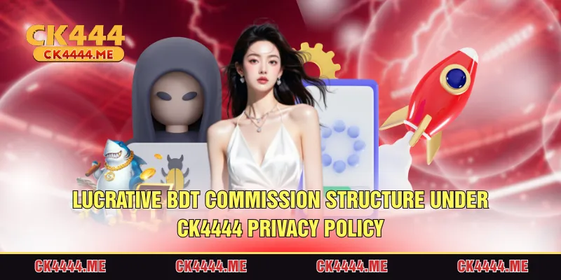 Lucrative BDT commission structure under CK4444 Privacy Policy