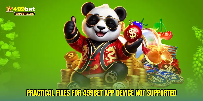 Practical Fixes for 499Bet app device not supported