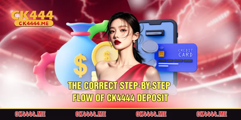 The correct step-by-step flow of CK4444 deposit