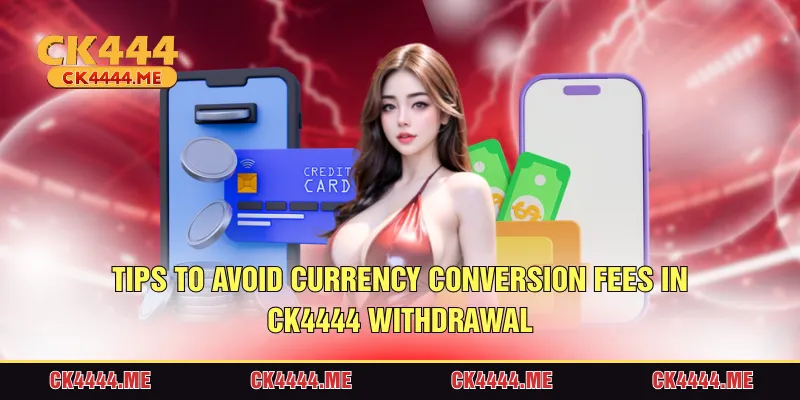 Tips to avoid currency conversion fees in CK4444 withdrawal