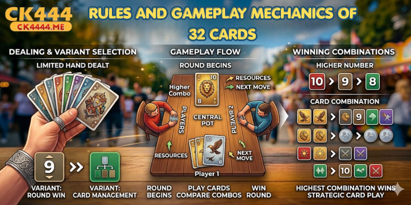  Rules and Gameplay Mechanics of 32 Cards