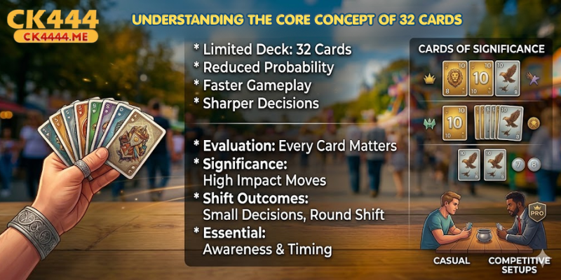 Understanding the Core Concept of 32 Cards