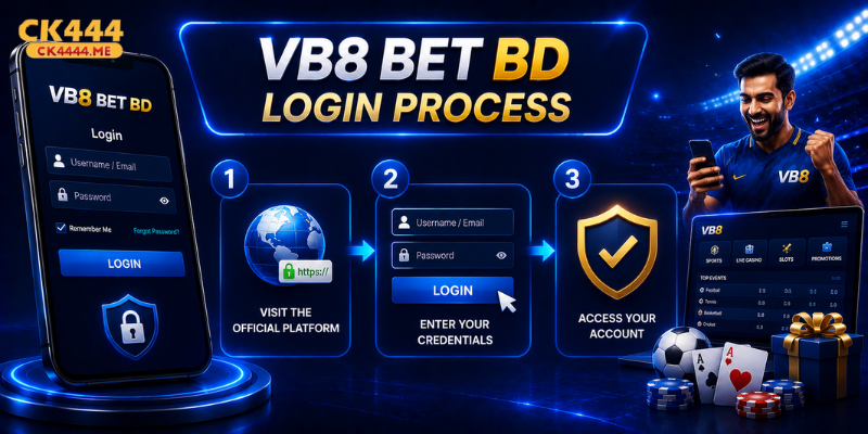 How to Complete the VB8 Bet BD Login Process